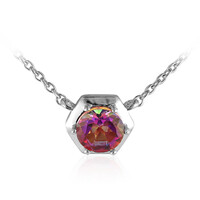 Collar en plata con Topacio Místico crepúsculo