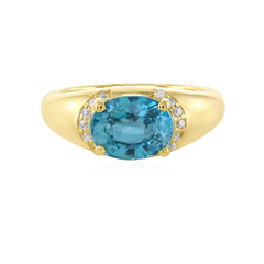 Anillo en plata con Zircón de Ratanak Kirí