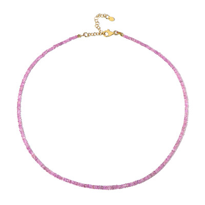 Collar en plata con Zafiro de Ceilán rosa