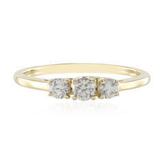 Anillo en oro con Diamante IF (G)  (de Melo)