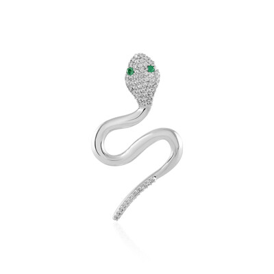 Colgante en plata con Esmeralda de Colombia (MONOSONO COLLECTION)