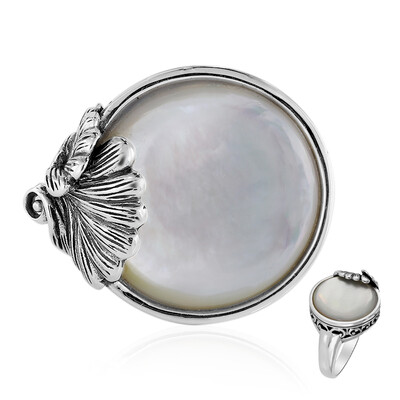 Anillo en plata con Nácar (Art of Nature)