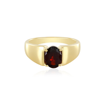 Anillo en plata con Granate de Mozambique