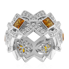 Anillo en plata con Citrino de Madeira (Dallas Prince Designs)