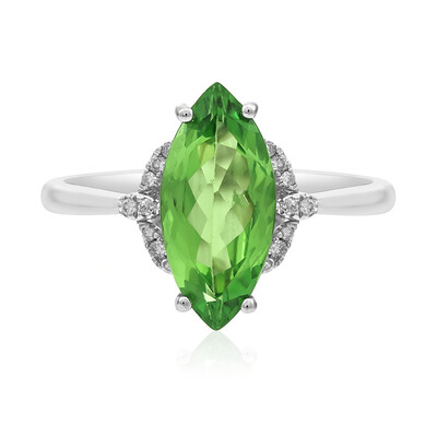 Anillo en oro con Granate tsavorita AAA (CIRARI)