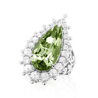 Anillo en plata con Amatista verde (Dallas Prince Designs)