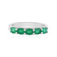 Anillo en plata con Ónix verde