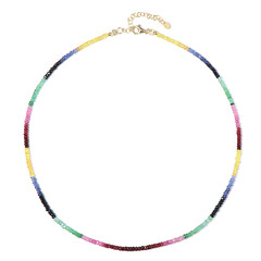 Collar en plata con Zafiro