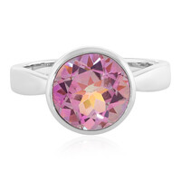 Anillo en plata con Topacio aniversario