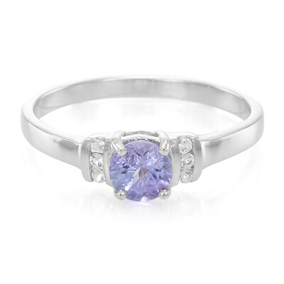 Anillo en plata con Tanzanita