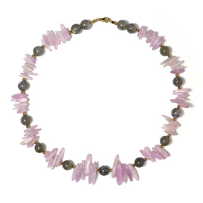 Collar en plata con Labradorita