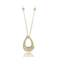 Collar en oro con Diamante fantasía SI1 (CIRARI)
