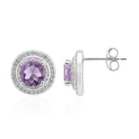 Pendientes en plata con Amatista