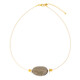 Collar en plata con Cuarzo ahumado