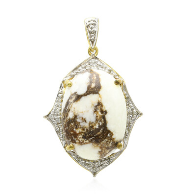 Colgante en plata con Magnesita
