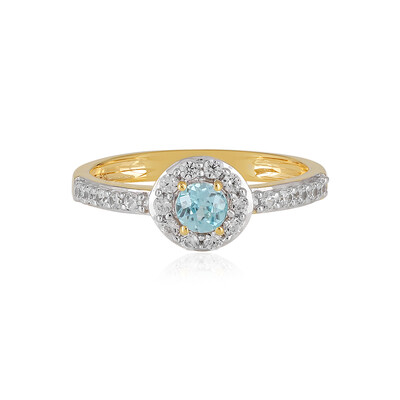 Anillo en plata con Zircón de Ratanak Kirí