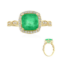 Anillo en oro con Esmeralda de Etiopía (AMAYANI)