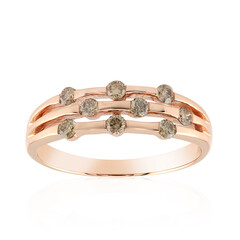 Anillo en oro con Diamante rosa de Francia de Argyle SI1