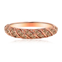 Anillo en oro con Diamante rosa de Francia de Argyle SI1