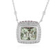 Collar en plata con Amatista verde (Dallas Prince Designs)