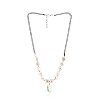Collar en plata con Perla blanca Freshwater (TPC)