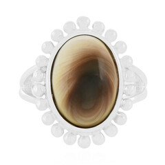 Anillo en plata con Ojo de Shiva