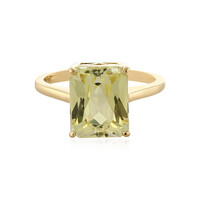 Anillo en oro con Cuncita amarillo canario