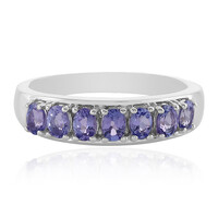 Anillo en plata con Tanzanita