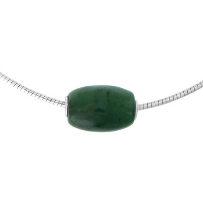 Collar en plata con Nefrita (MONOSONO COLLECTION)