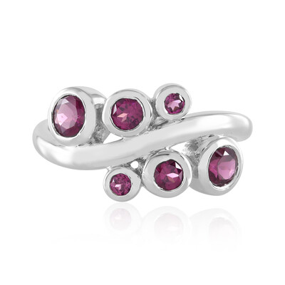 Anillo en plata con Rodolita (de Melo)
