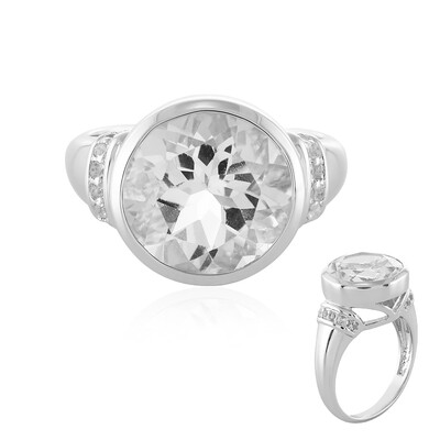 Anillo en plata con Cuarzo blanco