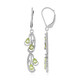 Pendientes en plata con Peridoto