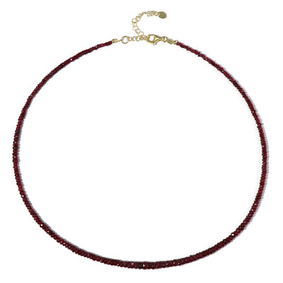 Collar en plata con Rubí de Tanzania