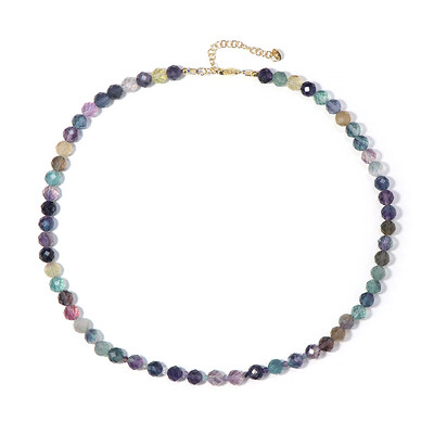 Collar en plata con Fluorita de Argentina
