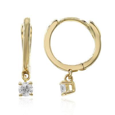 Pendientes en oro con Diamante I1 (H)  (CIRARI)