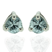 Pendientes en plata con Zircón de Ratanak Kirí