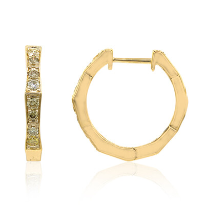 Pendientes en oro con Diamante fancy SI2 (CIRARI)