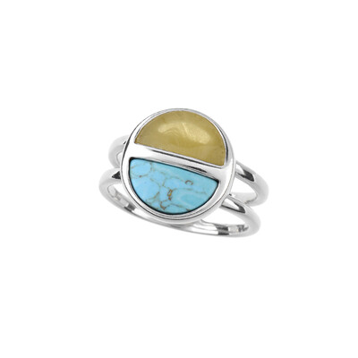 Anillo en plata con Turquesa (dagen)