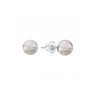 Pendientes en plata con Magnesita