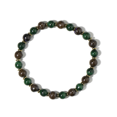 Brazalete con Malaquita