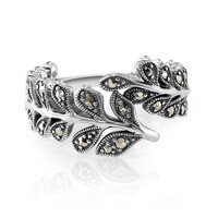 Anillo en plata con Marcasita
