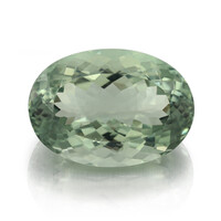 Piedra preciosa con Amatista verde de Santa Lucía