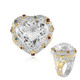 Anillo en plata con Cuarzo blanco (Gems en Vogue)