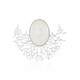 Colgante en plata con Nácar (MONOSONO COLLECTION)