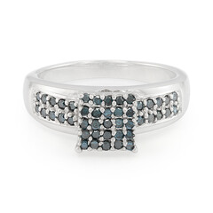 Anillo en plata con Diamante fantasía