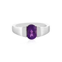 Anillo en plata con Amatista de Siberia