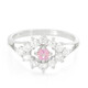 Anillo en plata con Zafiro Padparadscha