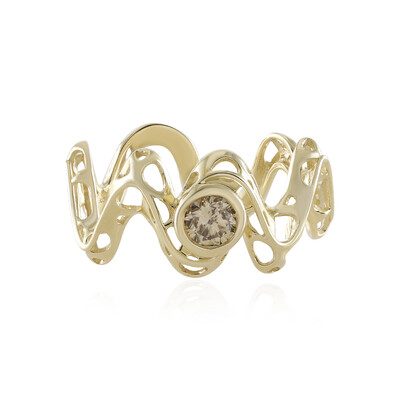 Anillo en oro con Diamante champán I2 (Ornaments by de Melo)
