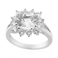 Anillo en plata con Danburita