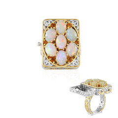 Anillo en plata con Ópalo de Welo (Gems en Vogue)